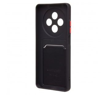 Чехол-накладка - SC337 с картхолдером для "OPPO Reno 12 F 4G" (black) (235921)#2090192