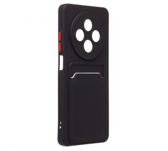 Чехол-накладка - SC337 с картхолдером для "OPPO Reno 12 F 4G" (black) (235921)#2090193