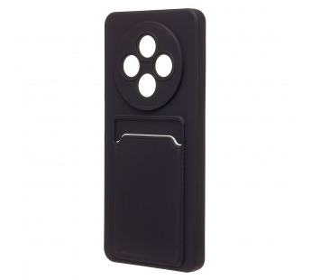 Чехол-накладка - SC337 с картхолдером для "OPPO Reno 12 F 4G" (black) (235921)#2090194