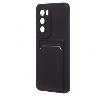 Чехол-накладка - SC337 с картхолдером для "OPPO Reno 12 Global" (black) (235922)#2090191