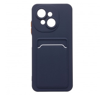 Чехол-накладка - SC337 с картхолдером для "Tecno Spark Go 1" (dark blue) (235914)#2047347