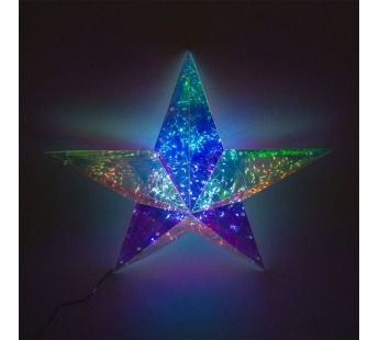 DIY Фигура светодиодная модель 2 "Shining Star" Звезда, 36см, USB гирлянда в комплекте, Funray#2046279