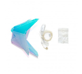 DIY Фигура светодиодная модель 2 "Shining Star" Звезда, 36см, USB гирлянда в комплекте, Funray#2046282