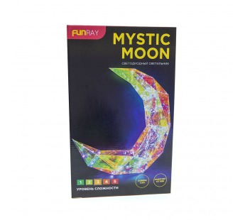 DIY Фигура светодиодная модель 3 "Mystic Moon" Луна, 45см, USB гирлянда в комплекте, Funray#2046285