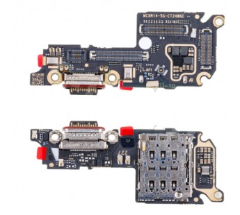 Шлейф для Xiaomi 14 (23127PN0CG) плата системный разъем/разъем SIM/микрофон#2064502