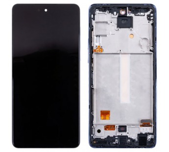 Дисплей для Samsung Galaxy A52/A52 5G/A52s 5G (A525F/A526B/A528B) модуль с рамкой Фиолетовый - (OLED) (Full Size)#2069953