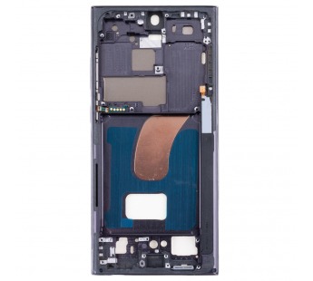 Рамка дисплея для Samsung Galaxy S23 Ultra (S918B) Черный (возможен дефект ЛКП)#2137272