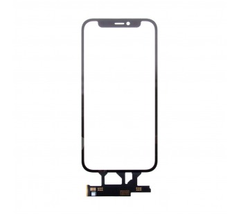 Стекло для переклейки iPhone 12 mini в сборе с тачскрином и OCA пленкой Черный - OR (Feaglet)#2063066