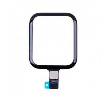 Стекло для переклейки Apple Watch 5/SE/SE 2022/SE 2023 (44 мм) в сборе с тачскрином и OCA пленкой Черный - OR (Feaglet)#2086839