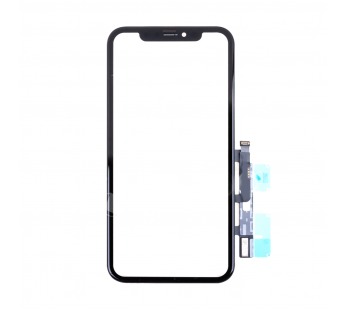 Стекло для переклейки iPhone Xr в сборе с тачскрином и OCA пленкой Черный - OR (Feaglet) (рамка в комплекте)#2063068