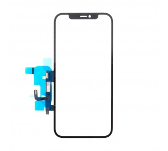 Стекло для переклейки iPhone 12/12 Pro в сборе с тачскрином и OCA пленкой Черный - OR (Feaglet)#2063082