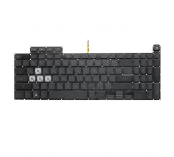 Клавиатура для Asus TUF Dash F15 FX517ZC черная с RGB подсветкой#2073080
