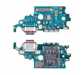 Шлейф для Samsung Galaxy S21 (G9910/Asia/America version) плата системный разъем/разъем SIM/микрофон - Премиум#2062873