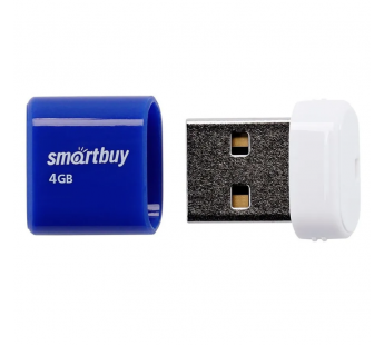 Флеш-накопитель USB 4GB Smart Buy Lara синий#2047606