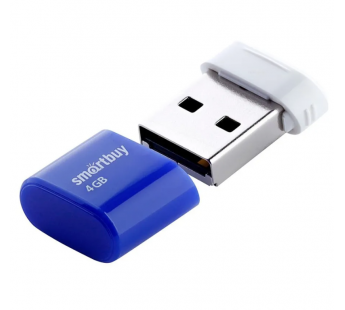 Флеш-накопитель USB 4GB Smart Buy Lara синий#2047607