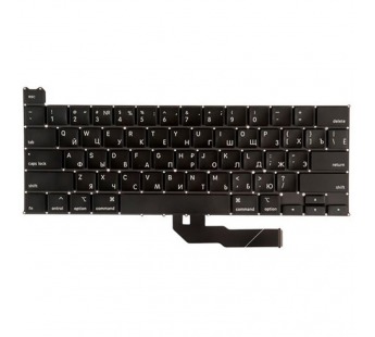 Клавиатура для ноутбука MacBook Pro 13" A2251 (2020, прямой Enter RU) Черный#2071277