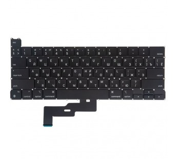 Клавиатура для ноутбука MacBook Pro M1 13"/M2 13" A2338 (2020-2022, прямой Enter RU) Черный#2071276