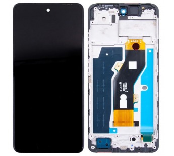 Дисплей для Tecno Spark 20 (KJ5) модуль с рамкой Черный - OR#2075991