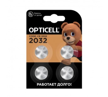 Элемент питания OPTICELL SPECIALTY CR2032 BL4 (4/80)#2057161