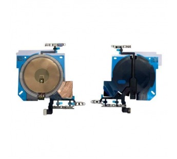 Шлейф iPhone 14 Pro на Беспроводную зарядку + кнопки включения + громкости (Оригинал)#2104796