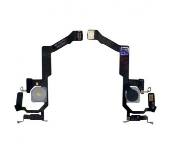Шлейф iPhone 14 Pro Max на вспышку + микрофон (Оригинал)#2104799