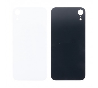 Задняя крышка для iPhone XR (белый) с широким отверстием, ориг#2063675