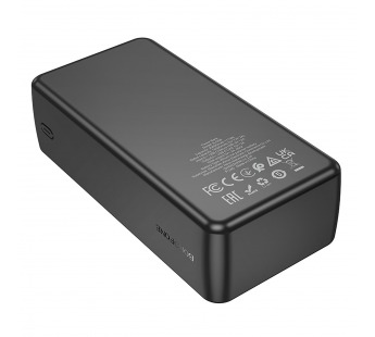 Внешний аккумулятор 30000 mAh BOROFONE BJ55B (2USB/PD/Micro/LED инд.бат) черный#2048794