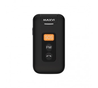 Мобильный телефон Maxvi E5 up Black раскладушка (2,8"/0,3МП/1500mAh)#2049044