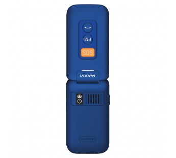 Мобильный телефон Maxvi E5 up Blue раскладушка (2,8"/0,3МП/1500mAh)#2049054