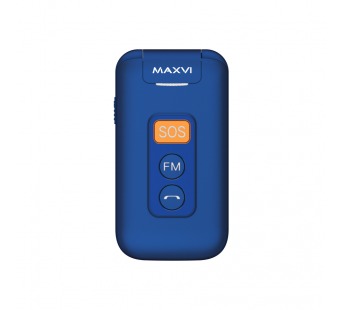 Мобильный телефон Maxvi E5 up Blue раскладушка (2,8"/0,3МП/1500mAh)#2049056