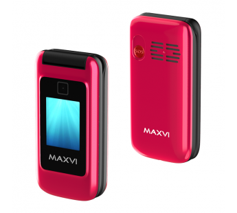 Мобильный телефон MAXVI E8 Pink раскладушка (2,8"/1,3МП/1250mAh)#2048653