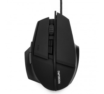 Проводная мышь игровая Гарнизон GM-740G Альтаир черная#2048679