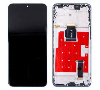 Дисплей для Huawei Honor X8a 4G/Honor 90 Lite (CRT-LX1/CRT-NX1) модуль с рамкой Голубой - OR#2086753