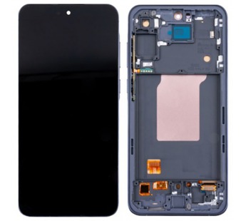 Дисплей для Samsung Galaxy A55 5G (A556E) модуль с рамкой Черный - (OLED)#2079048