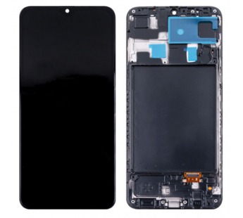 Дисплей для Samsung Galaxy A20 (A205F) модуль с рамкой Черный - (In-Cell)#2070713