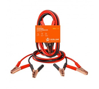 Провода вспомогательного запуска AIRLINE 200А (2м, 12В) В ПАКЕТЕ#2049985