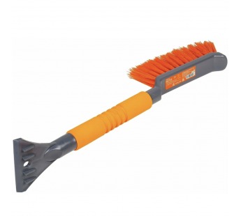 Щетка AIRLINE от снега и льда с эргономичной рукояткой и мягкой щетиной+скребок#2116532