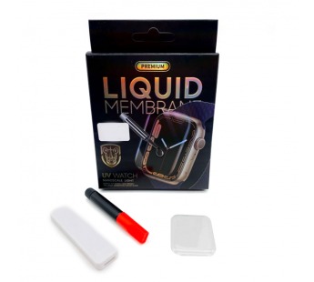 Защитное стекло Apple Watch 4/5/6/SE/SE 2022/SE 2023 40mm (UV клей и лампа)#2049990