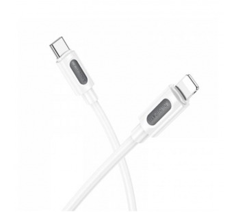 Кабель Type-C - Apple Lightning BOROFONE BX114 PD 27W (белый) 1м#2102447