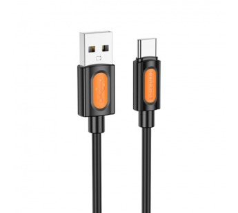 Кабель USB - TypeC BOROFONE BX114 (черный) 1м#2102398