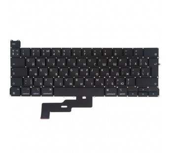 Клавиатура для ноутбука MacBook Pro M1 13"/M2 13" A2338 (2020-2022, Г-образный Enter RU) Черный#2071275