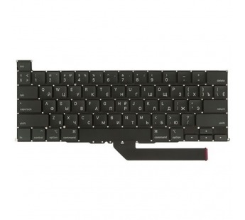 Клавиатура для ноутбука MacBook Pro 16" A2141 (2019, прямой Enter RU) Черный#2071274