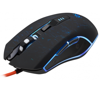 Мышь оптическая DEFENDER Draglen GM-907 проводная, игровая черная#2049901