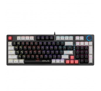 Клавиатура Defender Hawk GK-418 игровая механическая (97кн, OUTEMU Brown) (black) (238159)#2050846