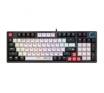 Клавиатура Defender Hawk GK-418 игровая механическая (97кн, OUTEMU Red) (black) (238160)#2050851