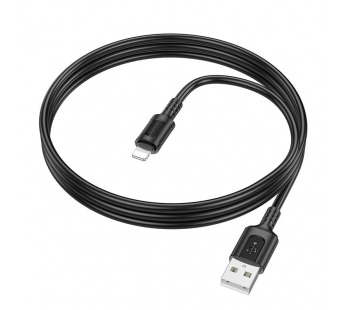 Кабель USB - Apple lightning Borofone BX111 Feliz 100см 2,4A  (black) (235098)#2050264