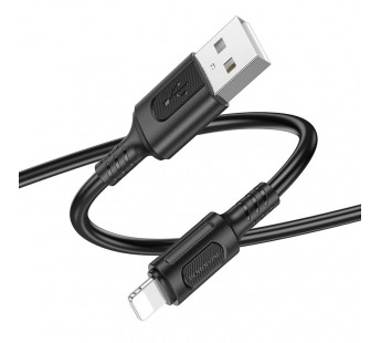 Кабель USB - Apple lightning Borofone BX111 Feliz 100см 2,4A  (black) (235098)#2050265