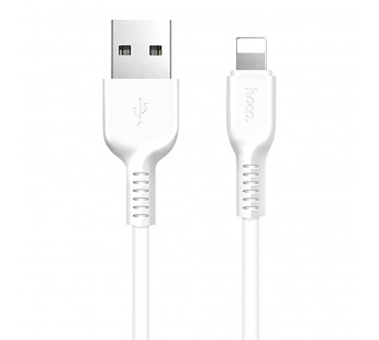 Кабель USB - Lightning HOCO X13 1.0м 2.4A (белый), шт#2050758