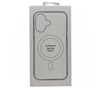 Чехол iPhone 16 Clear Case MagSafe Прозрачный#2050519