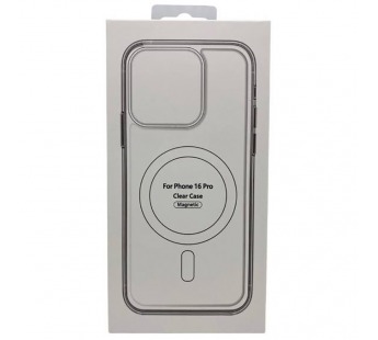 Чехол-накладка Clear Case MagSafe для Apple iPhone 16 Pro Прозрачный#2050520
